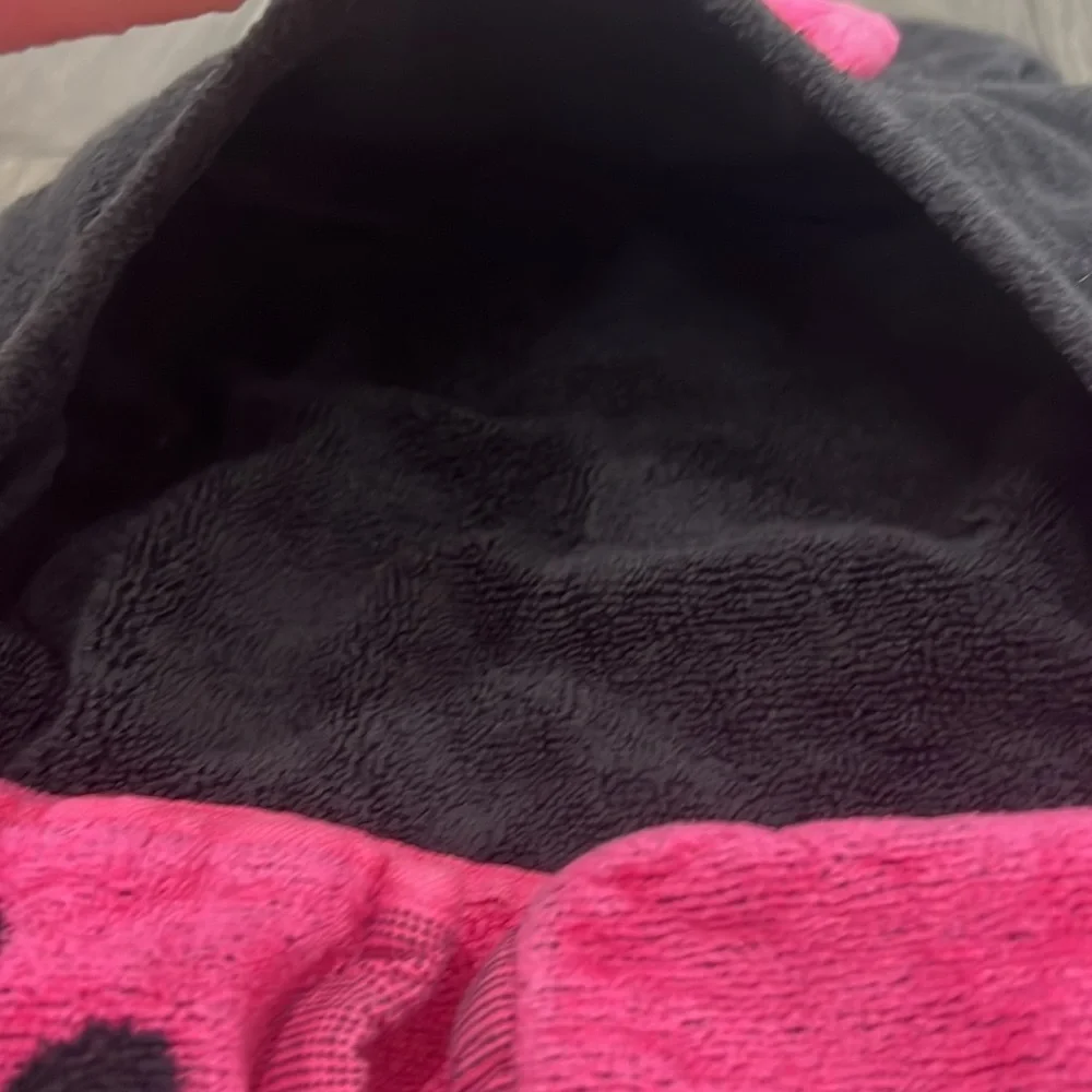 Hooded Minnie mouse baby/ infant and small kid bath or a swim towel